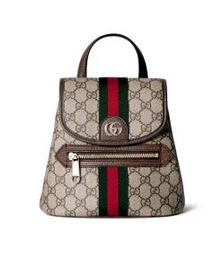 Alternative view of Gucci Ophidia Small Backpack Beige And Dark Brown 20Cm 836854 Fae0J 9867