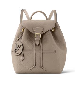 Louis Vuitton Montsouris Backpack Empreinte Turtledove 32Cm M45410