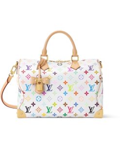 Alternative view of Louis Vuitton TM Speedy Soft 30 Multicolor White 30Cm M27789