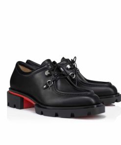Christian Louboutin Our Pabelito Leather Derby Black 3240499 Bk01