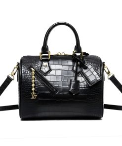 Alternative view of Louis Vuitton Speedy Satchel Bag Black 25Cm