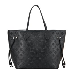 Louis Vuitton Neverfull MM Monogram Empreinte Leather Black 31Cm