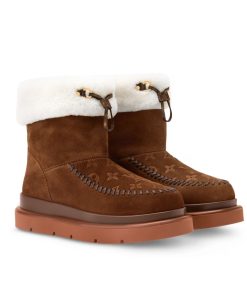 Louis Vuitton Cortina Ankle Boot Brown 1Aiufj