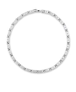 Alternative view of Louis Vuitton Monogram Tied Up Necklace Silver M00919