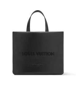 Louis Vuitton Mini Shopper Tote Black 25Cm M27017
