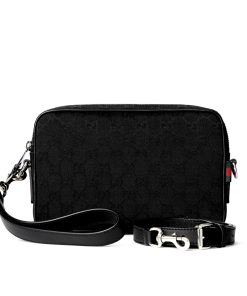 Alternative view of Gucci Gg Canvas Small Crossbody Bag Black 23Cm 834802 Faeps 1060
