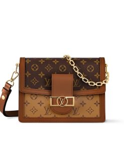Louis Vuitton Dauphine MM Monogram Reverse 25Cm M45958