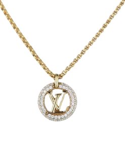 Alternative view of Louis Vuitton Louise By Night Necklace Gold M00759