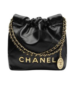Alternative view of Chanel 22 Mini Handbag Black 23Cm AS3980 B19059 94305