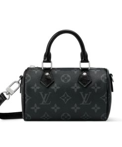 Louis Vuitton Nano Speedy Monogram Eclipse 16Cm M26573