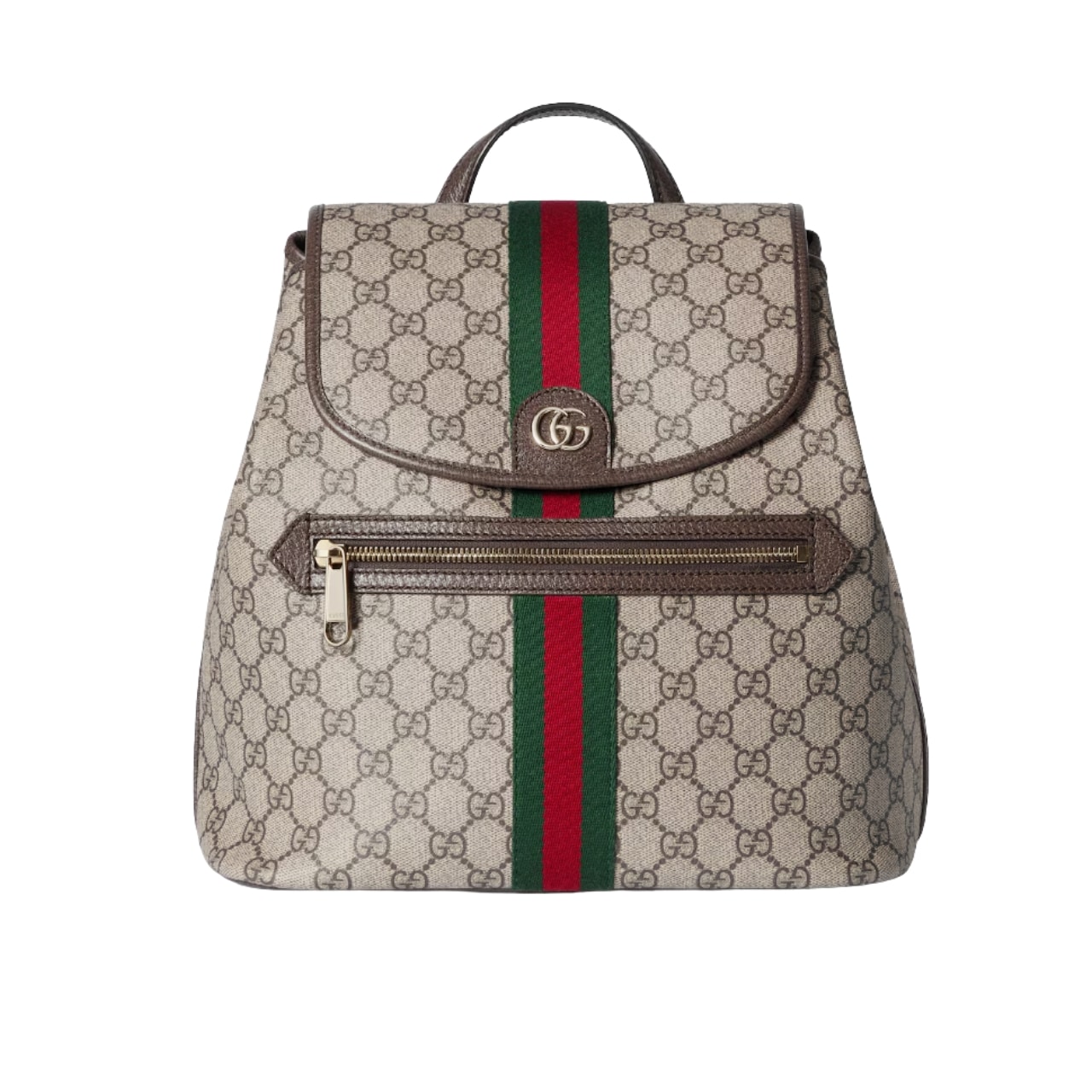 Gucci Ophidia Medium Backpack Beige And Dark Brown 30Cm 836855 Fae0J 9867