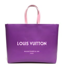 Alternative view of Louis Vuitton MM Shopper Tote Bag Violet 41Cm