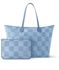 Alternative view of Louis Vuitton Nevereverfull Denim Blue 31Cm N00198