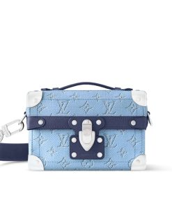 Louis Vuitton Soul Trunk Bag Monogram Blue 19Cm M15035