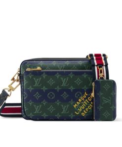 Alternative view of Louis Vuitton Trio Messenger Blue Stripes 25Cm M26026