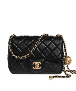 Alternative view of Chanel Classic Mini Crossbody Bag Black 16Cm A35200 Y04059 94305