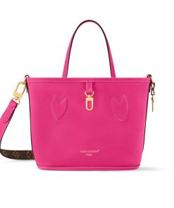 Alternative view of Louis Vuitton Neverfull Bandoulière Inside Out BB Monogram Rose 20Cm M12106