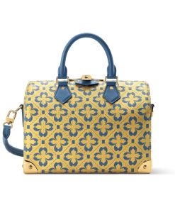 Alternative view of Louis Vuitton Speedy Trunk 25 Blue And Gold 27Cm M27411