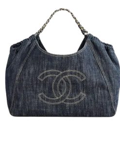 Alternative view of Chanel Denim Timeless Cc Tote Blue 36Cm