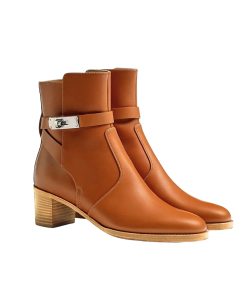 Hermes Frenchie 50 Ankle Boot Brown H222092Z A3360