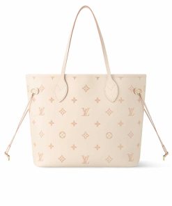Louis Vuitton Neverfull MM Bag Beige 32Cm M14285