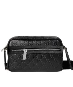 Alternative view of Gucci Gg Emblem Small Crossbody Bag Black 27Cm 850242 Aafom 1053