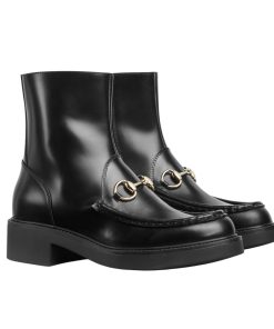 Alternative view of Gucci Women’S Horsebit Boot Black 798724 0Gq00 1000
