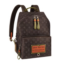 Louis Vuitton Discovery Backpack Safari Monogram Brown 37Cm
