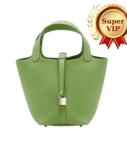 [Super Vip 1:1] Hermes Picotin Lock 18 Pocket Bag Green 18Cm