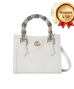[Super Vip 1:1] Gucci Diana Mini Tote Bag White 20Cm 832936 Aaevs 9014