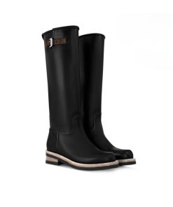 Louis Vuitton LV Biker High Boot Black 1AGM85