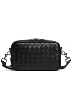 Alternative view of Bottega Veneta Small Intrecciato Camera Bag Black 24Cm 755923V2HL18803