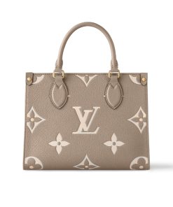 Louis Vuitton Onthego PM Bicolor Monogram Beige 25Cm M45779