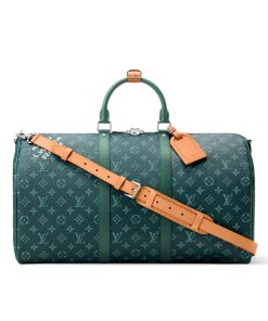 Alternative view of Louis Vuitton Keepall Bandoulière Epicea Green 50Cm M26866