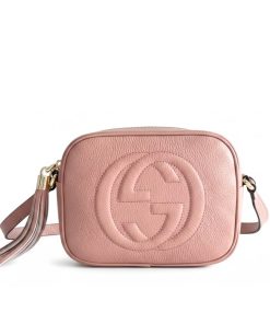 Alternative view of Gucci Soho Small Disco Bag Pink Leather 21Cm 308364 A7M0G 2754