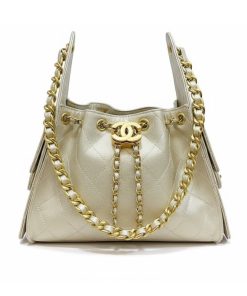 Alternative view of Chanel 25 Small Handbag Light Yellow 26Cm