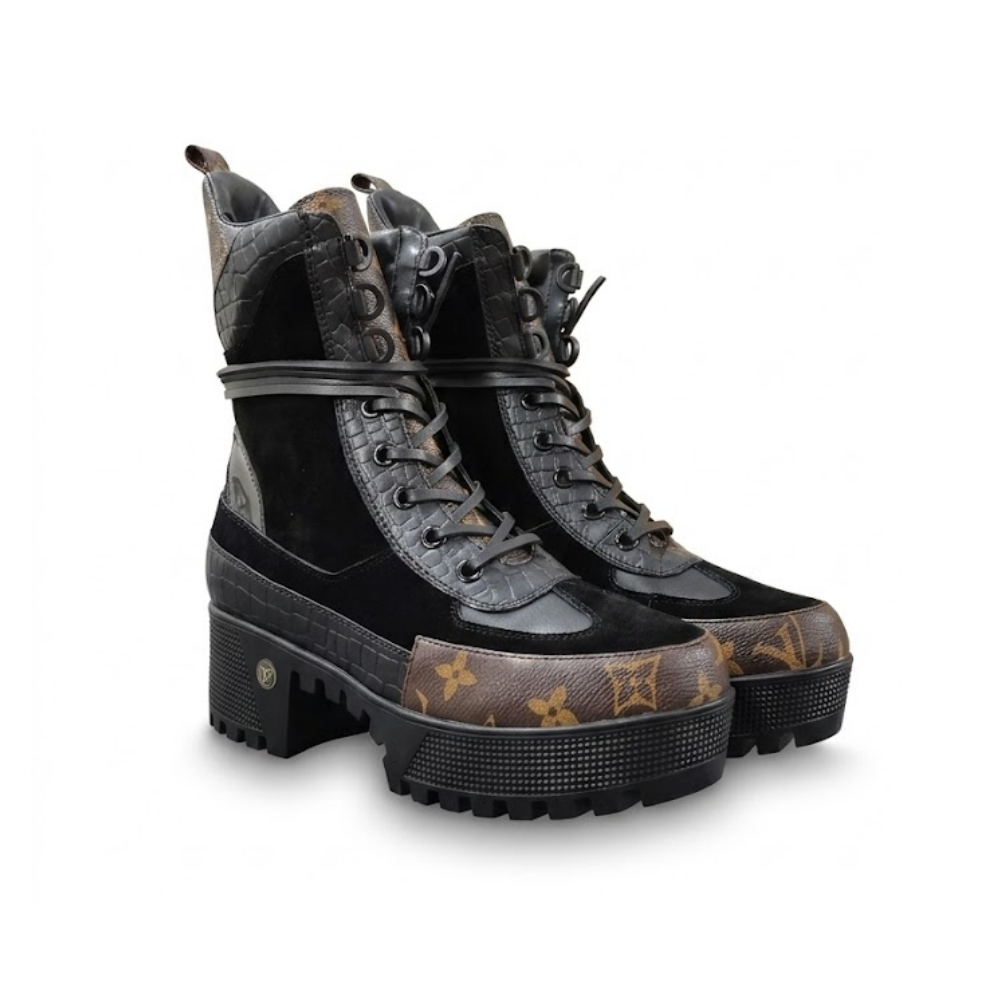 Louis Vuitton Laureate Boots Black