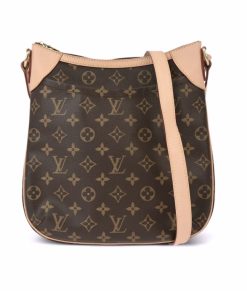 Louis Vuitton Odéon PM Monogram Canvas Shoulder Bag Brown 29cm