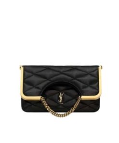 Alternative view of Saint Laurent The 87 Bag Quilted Black 27Cm