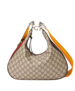 Gucci Gg Attache Large Shoulder Bag Beige Ebony 35Cm 702823 96Grn 4091