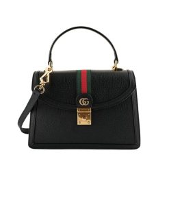 Alternative view of Gucci Gg Matelassé Small Top Handle Bag Black 24Cm