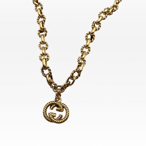 Gucci Gg Gold Necklace