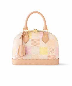 Alternative view of Louis Vuitton Alma BB Damier Canvas Peach 23Cm N40516