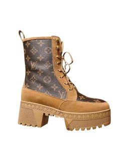 Louis Vuitton Laureate Platform Desert Boot Brown