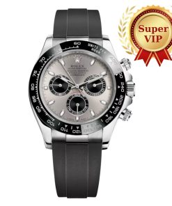 Alternative view of [Super Vip 1:1] Rolex Cosmograph Daytona Silver Oysterflex 40Mm 116519Ln 0027