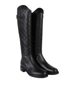 Gucci Guccissima Riding Boot Black