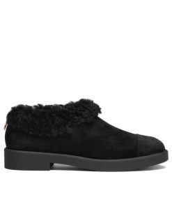 Alternative view of Chanel Short Boots Shearling Black G45940 B17918 94305